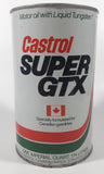 Vintage Castrol Super GTX 20W-50 1 Imperial Quart 1.14 Litre Motor Oil Metal Can EMPTY