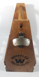 Whistler Brewing Co. Wood 6 Beer Bottle Carry Case with Bottle Opener Attached