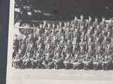Vintage 1945 RCAF Royal Canadian Air Force Maintenance Section Flying Squadron No. 2 Wireless School Calgary Canada 13" x 19" Black and White Framed Military Photograph