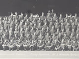 Vintage 1945 RCAF Royal Canadian Air Force Maintenance Section Flying Squadron No. 2 Wireless School Calgary Canada 13" x 19" Black and White Framed Military Photograph