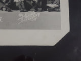 Vintage 1945 RCAF Royal Canadian Air Force Maintenance Section Flying Squadron No. 2 Wireless School Calgary Canada 13" x 19" Black and White Framed Military Photograph