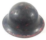 Vintage WWII British Military Brodie Helmet with Liner