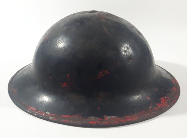 Vintage WWII British Military Brodie Helmet with Liner