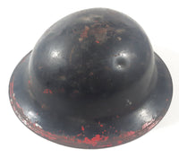 Vintage WWII British Military Brodie Helmet with Liner