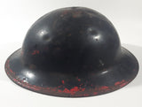 Vintage WWII British Military Brodie Helmet with Liner