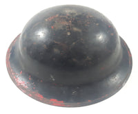 Vintage WWII British Military Brodie Helmet with Liner