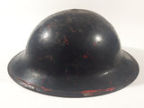 Vintage WWII British Military Brodie Helmet with Liner