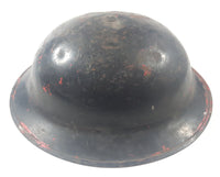 Vintage WWII British Military Brodie Helmet with Liner