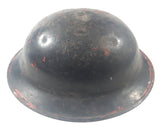 Vintage WWII British Military Brodie Helmet with Liner