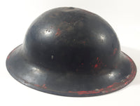 Vintage WWII British Military Brodie Helmet with Liner