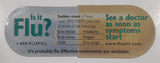 Is It Flu? Pill Shaped 1 5/8" x 4 1/2" Thin Rubber Fridge Magnet