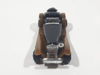 Unknown Brand Antique Classic Car Black with Brown Fenders Die Cast Toy Car Vehicle