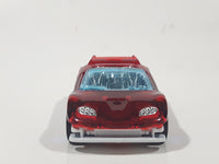 2017 Hot Wheels Track Builder Trak-Tune Translucent Red Die Cast Toy Car Vehicle