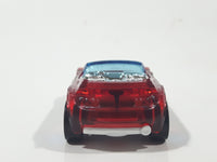 2017 Hot Wheels Track Builder Trak-Tune Translucent Red Die Cast Toy Car Vehicle
