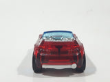 2017 Hot Wheels Track Builder Trak-Tune Translucent Red Die Cast Toy Car Vehicle