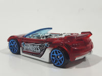 2017 Hot Wheels Track Builder Trak-Tune Translucent Red Die Cast Toy Car Vehicle