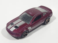 2010 Hot Wheels Multipack Exclusive '07 Shelby GT500 Metallic Plum Red Die Cast Toy Muscle Car Vehicle