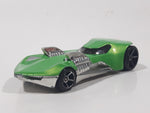 2010 Hot Wheels Track Stars Twin Mill III Metalflake Green Die Cast Toy Car Vehicle