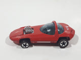 1993 Hot Wheels Silhouette Red Die Cast Toy Car Vehicle