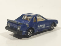 Vintage May Cheong MC Toys Toyota MR-2 Turbo Dark Blue Die Cast Toy Car Vehicle