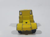 Vintage PlayArt Semi Tractor Truck Yellow Die Cast Toy Car Vehicle Made in Hong Kong