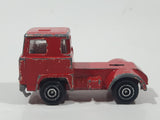 Vintage PlayArt Semi Tractor Truck Red Die Cast Toy Car Vehicle Made in Hong Kong
