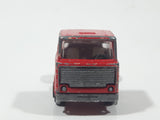 Vintage PlayArt Semi Tractor Truck Red Die Cast Toy Car Vehicle Made in Hong Kong