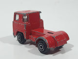 Vintage PlayArt Semi Tractor Truck Red Die Cast Toy Car Vehicle Made in Hong Kong