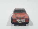 Vintage 1970s PlayArt Cadillac Eldorado Orange Die Cast Toy Car Vehicle Made in Hong Kong