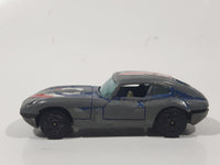 Vintage Yatming No. 1010 Jaguar Type-E 4.2 #10 Dark Blue Die Cast Toy Luxury Car Vehicle