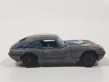 Vintage Yatming No. 1010 Jaguar Type-E 4.2 #10 Dark Blue Die Cast Toy Luxury Car Vehicle