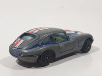 Vintage Yatming No. 1010 Jaguar Type-E 4.2 #10 Dark Blue Die Cast Toy Luxury Car Vehicle