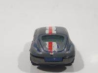 Vintage Yatming No. 1010 Jaguar Type-E 4.2 #10 Dark Blue Die Cast Toy Luxury Car Vehicle