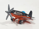 2010 Hot Wheels HW Racing Mad Propz Black Die Cast Toy Airplane