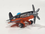 2010 Hot Wheels HW Racing Mad Propz Black Die Cast Toy Airplane