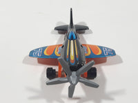 2010 Hot Wheels HW Racing Mad Propz Black Die Cast Toy Airplane