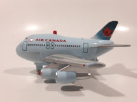 Toy Tech Air Canada Jumbo Jet Pull Back Light Up Plastic Die Cast Toy Airplane