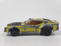 ﻿Vintage 1972 Lesney Matchbox Superfast No. 44 Boss Mustang Yellow Die Cast Toy Car Vehicle