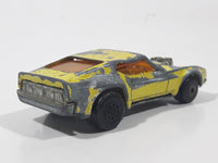 ﻿Vintage 1972 Lesney Matchbox Superfast No. 44 Boss Mustang Yellow Die Cast Toy Car Vehicle