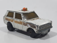 Vintage 1975 Lesney Matchbox Rolamatics No. 20 Police Patrol White Die Cast Toy Car Vehicle