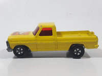 Vintage 1973 Lesney Matchbox Rolamatics No. 57 Wild Life Truck Ranger Yellow Die Cast Toy Dump Truck Vehicle