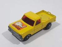 Vintage 1973 Lesney Matchbox Rolamatics No. 57 Wild Life Truck Ranger Yellow Die Cast Toy Dump Truck Vehicle