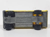 Vintage 1973 Lesney Matchbox Rolamatics No. 57 Wild Life Truck Ranger Yellow Die Cast Toy Dump Truck Vehicle