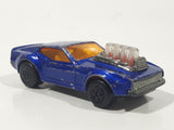 Vintage 1973 Lesney Matchbox Rolamatics Mustang Piston Popper No. 10 Blue Die Cast Toy Muscle Car Vehicle