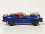 Vintage 1973 Lesney Matchbox Rolamatics Mustang Piston Popper No. 10 Blue Die Cast Toy Muscle Car Vehicle