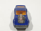 Vintage 1973 Lesney Matchbox Rolamatics Mustang Piston Popper No. 10 Blue Die Cast Toy Muscle Car Vehicle