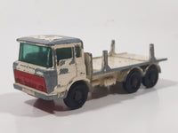 Vintage 1962 Lesney Matchbox Series No. 58 DAF Girder Truck White Die Cast Toy Car Vehicle Made in England