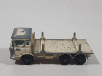 Vintage 1962 Lesney Matchbox Series No. 58 DAF Girder Truck White Die Cast Toy Car Vehicle Made in England