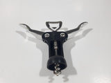 Black Plastic and Metal Corkscrew Wine Bottle Opener 3 1/2" Long Fridge Magnet