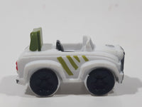 2017 Spin Master Paw Patrol White Hard Rubber Toy Vehicle with Stationary Wheels